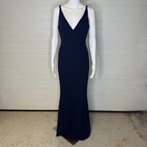 Lulu's Navy Blue Maxi Dress
